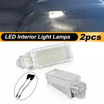 Лампы белого света без ошибок для Audi A3 A4 A5 A6 A7 Q5 Q7 TT, 2 шт.