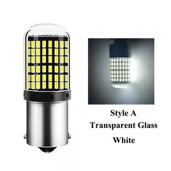 Лампы CanBus S25 1156 BA15S P21w BAU15S PY21w T20 7440 W21W светодиодный 3014 144smd без ошибок Canbus, указатели поворота, стоп-сигналы, 2 шт.