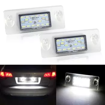 Лампы для номерного знака Audi A4 B5 1995-2001, 12 В, 2 шт.