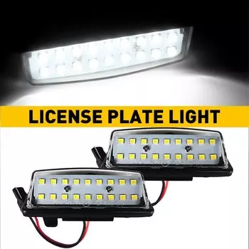 Лампы для номерного знака, подходят для Nissan Sentra светодиодный Versa Note Rogue, Специальные номера, водонепроницаемая лампа для номерного знака, 2 шт.