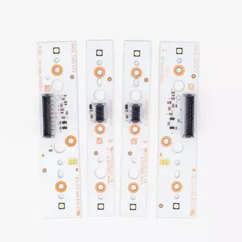 Лампы для ремонта фар дневного света для AUDI Q7 2016-2019, дневные ходовые огни, 4 шт. в комплекте, суперъяркий белый источник света дневного света