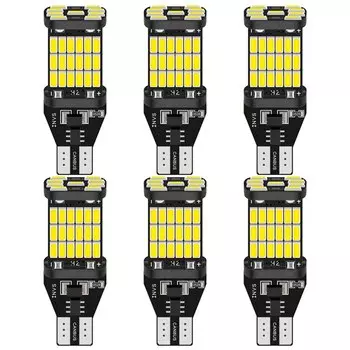 Лампы головного света T10 W5W 4014 45SMD, 12 В постоянного тока, T10
