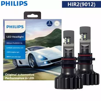 Лампы Philips H4, H7, H11, флуоресцентные лампы Pro9000, Gen2, H1, H8, HB3, HB4, HIR2 + 350%, яркие лампы, флуоресцентные лампы, 9005, 9006, 9012, автомобильные флуоресцентные лампы, 5800K, белые