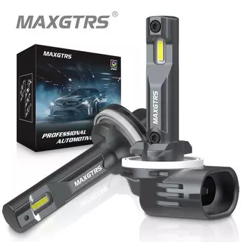 Лампы противотуманные H27W1 H27W2 светодиодный H27 880 881 H27W для Kia Morning Rio Hyundai Sonata Accent Tucson ix35 i10 6500K, 2 шт.