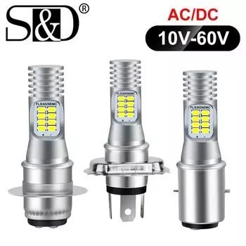 Лампы светодиодные для мотоциклетных фар, 6000 лм, К, 10-60 в пост. Тока