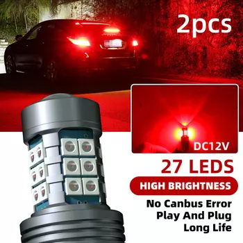 Лампы задних стоп-сигналов, красные, без ошибок, для BMW X1, E84, F84, 28i, 25d, 23i, 20d, 18i, 16d, 2011, 2012, 2013, 2014, 2015, 2016, 2017, 2 шт.