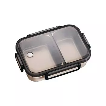 Ланч-бокс PGY из нержавеющей стали, 2 отделения