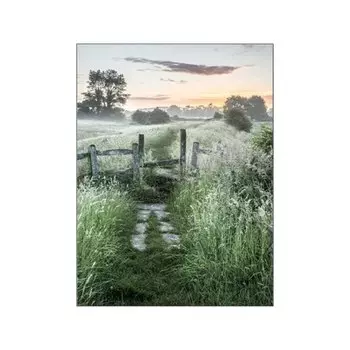 Ландшафтный плакат "Утренняя сельская местность" OYFFL