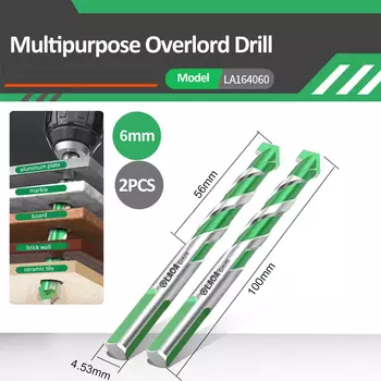 LAOA Многофункциональное Сверло 3-12 Мм, Спиральное Сверло Из Карбида Вольфрама