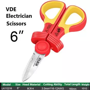 LAOA VDE изогнутые электрические ножницы 1000В