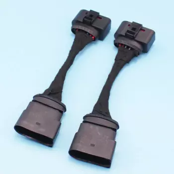 LARBLL 2 шт. ксеноновые фары от 10 до 14 Pin жгут проводов Соединительный адаптер для VW Golf MK6 1J0973737