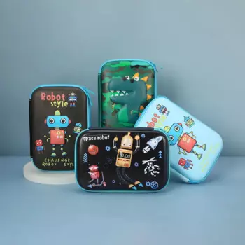 Пенал NASANESE 3D мультяшный розовый/синий