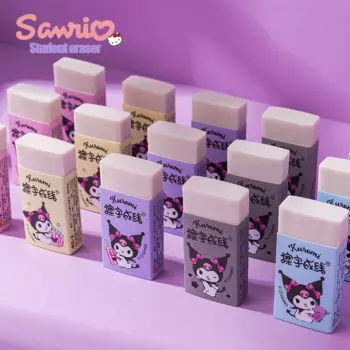 Ластик Sanrio аниме Kulomi 30 шт., мультяшный ластик для школьников начальной и средней школы, канцелярские принадлежности для обучения