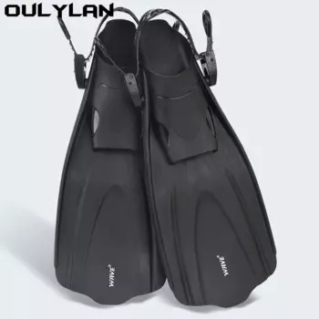 Ласты для дайвинга Oulylan, силиконовые, регулируемые, Длинные погружные, для подводного плавания, Моноласты, обувь для взрослых