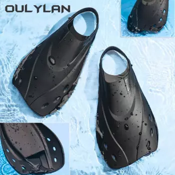 Ласты для плавания и дайвинга Oulylan унисекс, мягкие плавательные ласты для подводного плавания, износостойкая акваобувь для водных видов спорта