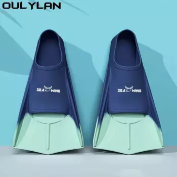 Ласты для плавания Oulylan для мужчин и женщин, профессиональные износостойкие силиконовые ласты для подводного плавания, короткие ласты для подводного плавания