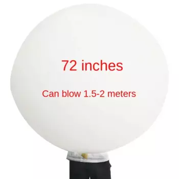 Латексный шар YHZNXH 48/72/96/120 дюймов белый