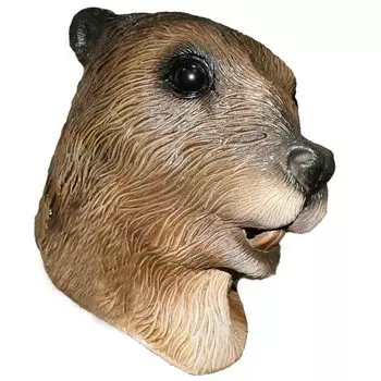 Латексная маска бобра HENGYUTOYMASK