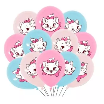 Латексные шары Disney «Кот Мари» 12 штук