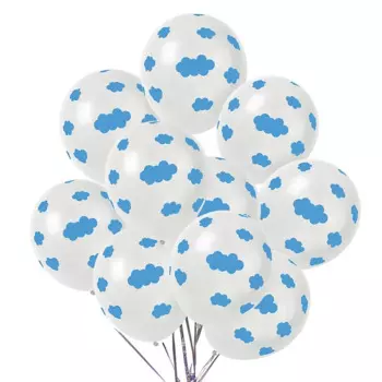 Латексные шары WDINPATY с изображением неба и облаков