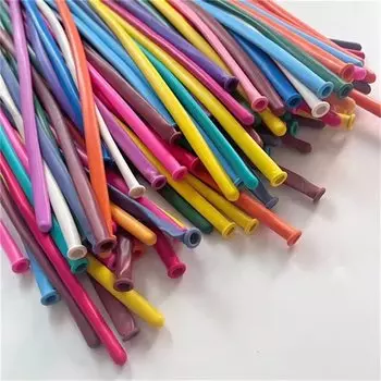 Латексные воздушные шары с полосками Popdropparty