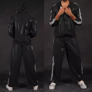 Латексный резиновый костюм для косплея, костюм кошки, спортивный костюм, костюм с брюками, женский костюм