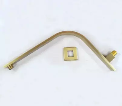 Латунь GOOSENECK Квадратный хромированный или матовый золотой или серебристо-серый дождевой душ Настенный кронштейн для душевой лейки SA999