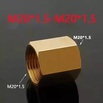 Латунная метрическая резьба равного/переменного диаметра M14 18 M20x1,5 к наружной внутренней резьбе 1/4 1/2 BSP Переходник для труб для воды, топлива, газа