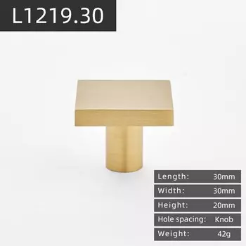 Латунная ручка для шкафа