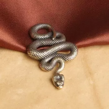 Латунная статуэтка змеи XMSJ