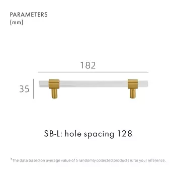 Латунные акриловые ручки Dooroom