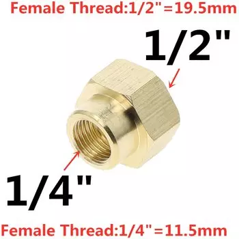 Латунные фитинги HAOYUNMA для труб 1/8 1/4 3/8 1/2" BSP