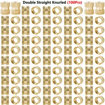 Латунные гайки с горячей вставкой M2 M2.5 M3 M4 M5 M6