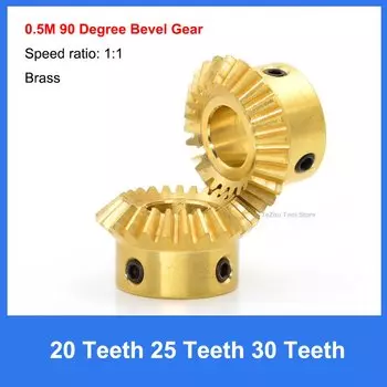 Латунные конические шестерни GooBetter 90 градусов