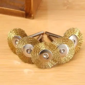 Латунные медные проволочные колесные щетки 25 мм