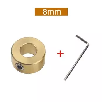 Латунные Ограничители Глубины Сверла 3-12 Мм С Шестигранным Ключом, Деревообрабатывающий Кольцевой Позиционер Для Сверл