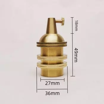 Латунные патроны E14 Calla&Allan