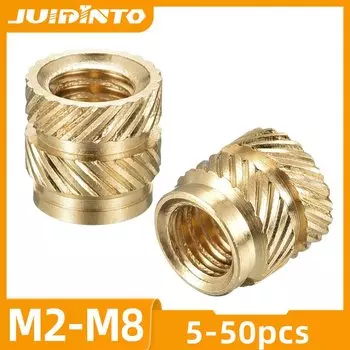 Латунные резьбовые вставки JUIDINTO M2 M3 M4 M5 M6 M8