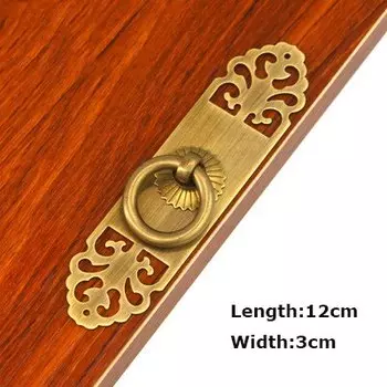 Латунные ручки для мебели KUNGSPHAN, антикварный стиль