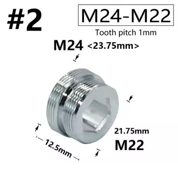 Латунные серебряные муфты для крана KWZL M16 M18 M20 M22 M24 M28