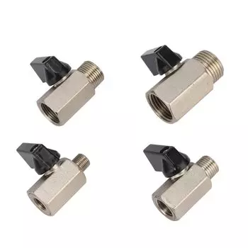 Латунные шаровые клапаны Adhere To Fly 1/8", 1/4", 3/8", 1/2"