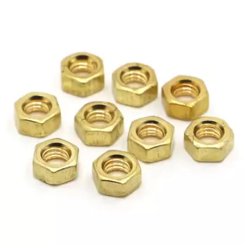 Латунные шестигранные гайки NLW M1.6-M16