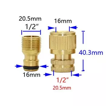 Латунные соединители для садового шланга WZCWJNLGM