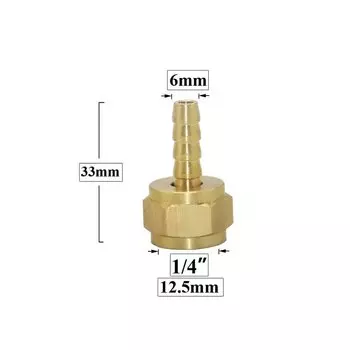 Латунные соединители для шланга LWHRR 5/6/8/9/10 мм