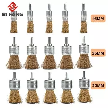 Латунные стальные проволочные щетки SI FANG 10/16/25 мм