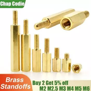 Латунные стойки для материнской платы Chap Codie M2 M2.5 M3 M4 M5 M6