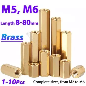Латунные стойки M5 M6 GooBetter 8-80 мм