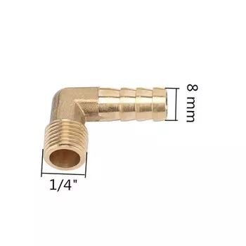 Латунные угловые фитинги Adhere To Fly 6 мм, 8 мм, 10 мм, 12 мм