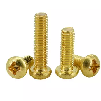 Латунные винты Chap Codie M2-M8 с крестообразным шлицем