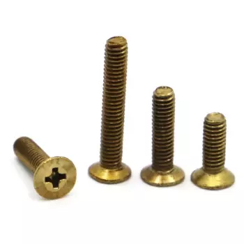 Латунные винты SZJINSHU GB819 с крестообразной головкой M2 M2.5 M3 M4 M5 M6